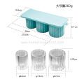 Silicone 3 Hollow Cylinder Ice Mold